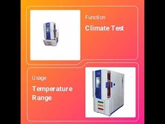 High Precision Climatic Test Chamber 7 inch colour touch screen display